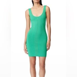 Herve Leger Herringbone Mini Dress